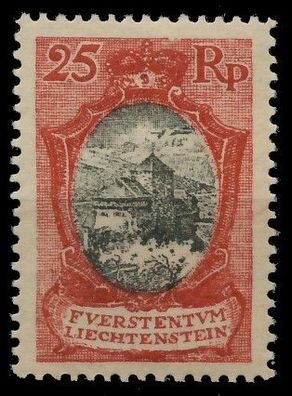 Liechtenstein 1921 Nr 54aB ungebraucht X13988E