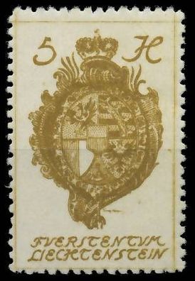 Liechtenstein 1920 Nr 25 postfrisch X1398BA