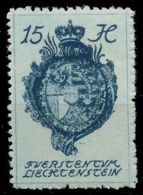 Liechtenstein 1920 Nr 27 ungebraucht X1398CE