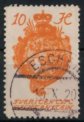 Liechtenstein 1920 Nr 26 gestempelt X1398D2