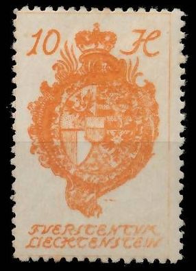 Liechtenstein 1920 Nr 26 ungebraucht X1398F2