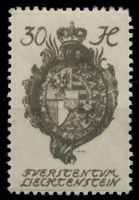 Liechtenstein 1920 Nr 30 ungebraucht X13991A