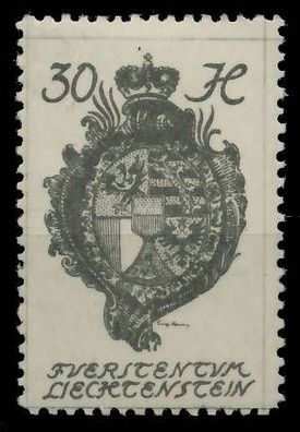 Liechtenstein 1920 Nr 30 ungebraucht X139916