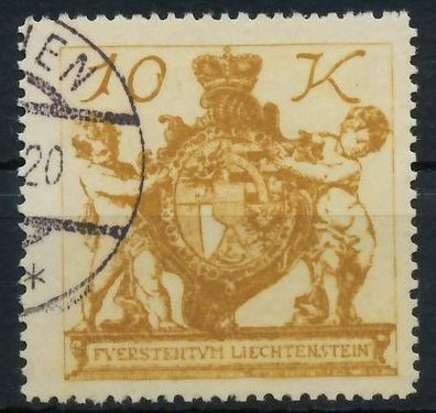 Liechtenstein 1920 Nr 39 gestempelt X1428A6