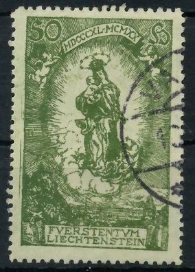 Liechtenstein 1920 Nr 40 gestempelt X1428AA