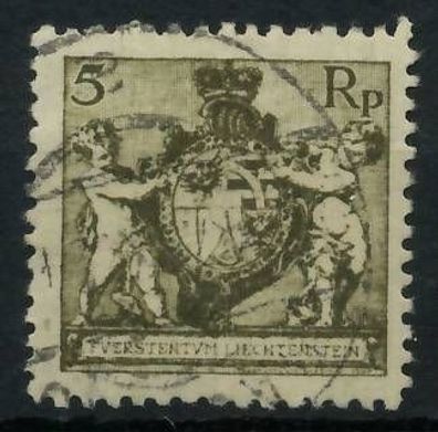 Liechtenstein 1921 Nr 48B gestempelt X1428E6