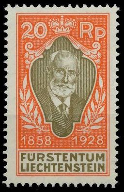 Liechtenstein 1928 Nr 83 ungebraucht X14296E
