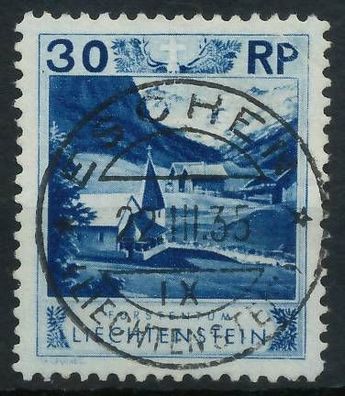 Liechtenstein 1930 Nr 99B zentrisch gestempelt X142992