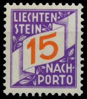 Liechtenstein Portomarken 1928 Nr 15 postfrisch X1429F6