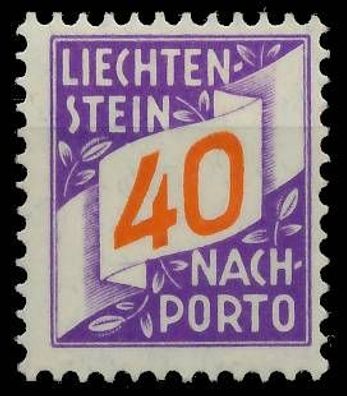 Liechtenstein Portomarken 1928 Nr 19 ungebraucht X1429FA