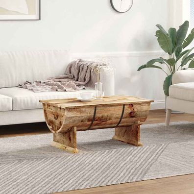 vidaXL Couchtisch Massivholz Mango 88x50x40 cm