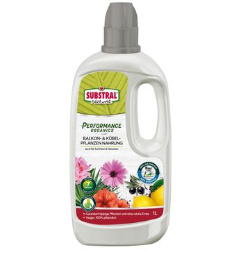 SUBSTRAL® Naturen® Performance Organics Balkon- & Kübelpflanzen Nahrung, 1 Liter