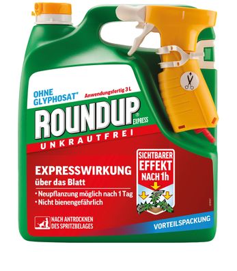 ROUNDUP® Express AF Sprühsystem, 3 Liter