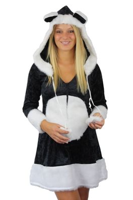 Andrea-Moden Pandabärkleid mit Kapuze Pandabär