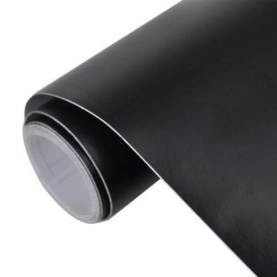 vidaXL Autofolien 2 Stk. Matt-Schwarz 100x150 cm+50x150 cm
