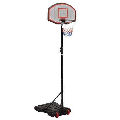 vidaXL Basketballständer Schwarz 216-250 cm Polyethylen