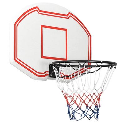 vidaXL Basketballkorb Weiß 90x60x2 cm Polyethylen