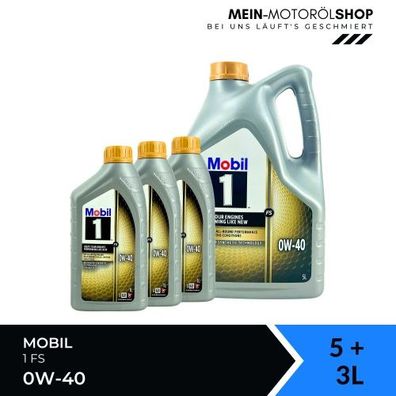 Mobil 1 FS 0W-40 5 + 3 Liter