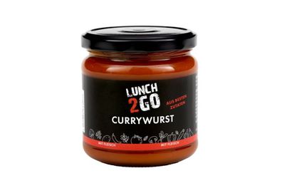 Speise zum Aufwärmen SPEISE-CURRYWURST-TO-GO-GLAS