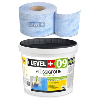 Flüssigfolie 7kg Dichtband 5m Abdichtung DichtSet Für Dusche Bad Balkon SET72