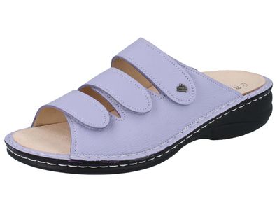 FINN Comfort Hellas Damen Pantolette mit Wechselfußbett lavendel Glattleder