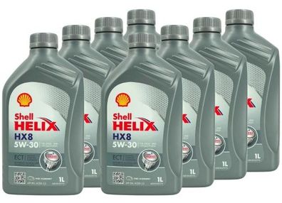 Shell Helix HX8 5W-30 ECT 8x1 Liter