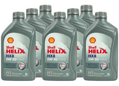Shell Helix HX8 5W-30 ECT 7x1 Liter