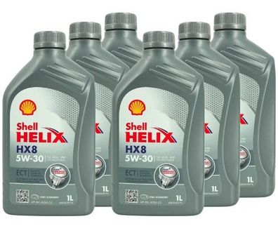 Shell Helix HX8 5W-30 ECT 6x1 Liter
