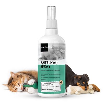 animigo Anti Kau Spray Hunde & Katze - 250ml ohne Alkohol - Sofaschutz