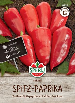 Sperli Spitzpaprika Sakura - Gemüsesamen