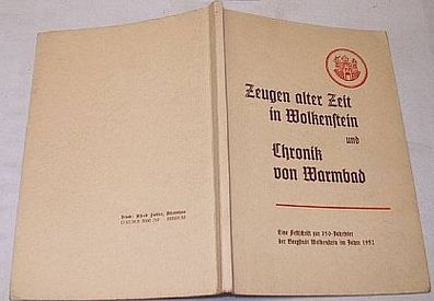 Zeugen alter Zeit in Wolkenstein, Chronik vom Warmbad
