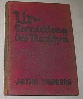 Urentwicklung des Menschen" Bertelsmann 1928