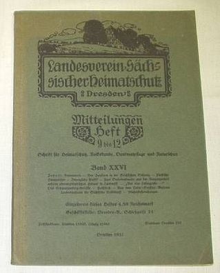 Landesverein Sächsischer Heimatschutz Dresden / Band 26