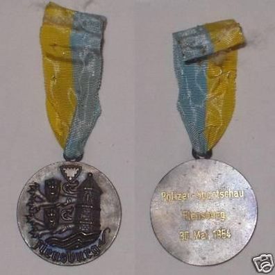 Medaille Flensburg Polizei Sportschau 30. Mai 1954