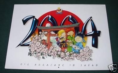 Mosaik Kalender 2004 "Die Abrafaxe in Japan" A3 Format