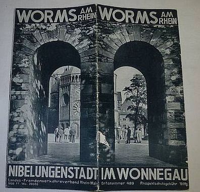 Nibelungenstadt Worms am Rhein im Wonnegau