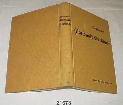 Nationale Erdkunde, Friedrich Bull Verlagsbuchhandlung, Straßburg 1911