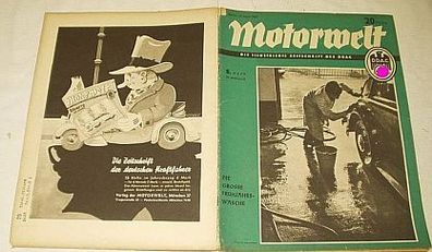 Motorwelt - Die illustrierte Zeitschrift des DDAC, Heft 8 von 1937