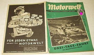 Motorwelt - Die illustrierte Zeitschrift DDAC, 14/1937