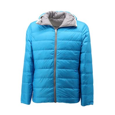 Adidas Reversible Down Jacket Wendejacke Daunenjacke Herren blau grau BC7111