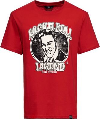 King Kerosin Classic T-Shirt Fp "Rockn Roll Legend" KKI41053