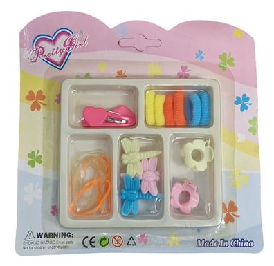 23 teilige Haarschmuckset Haarklammern Haarspangen für Kinder Bunt Pretty Girl