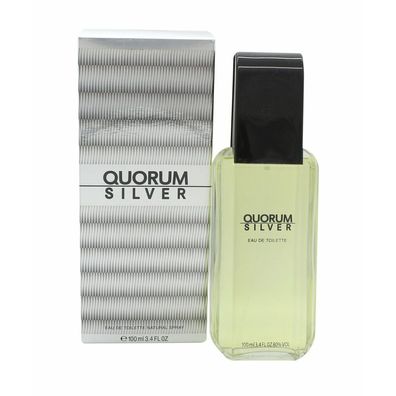 Antonio Puig Quorum Silver Eau de Toilette Spray 100ml