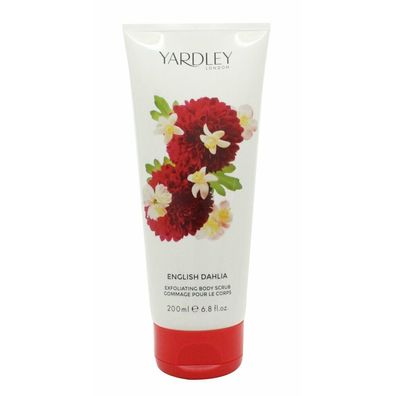 Yardley English Dahlia Exfoliating Body Scrub 200ml