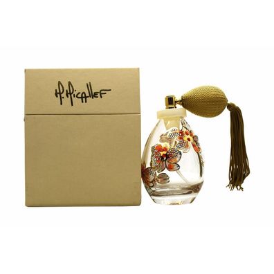 M. Micallef Crystal Hand Painted Swarovski Stone Fragrance Bottle Spray