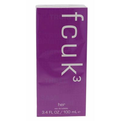 FCUK FCUK 3 Eau de Toilette 100ml Spray