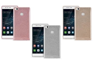 Puro Shine Glitzer Cover TPU SchutzHülle HardCase Tasche für Huawei P10