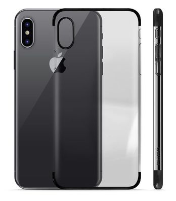 Puro Verge Crystal Cover Case SchutzHülle Klar Chrome für Apple iPhone