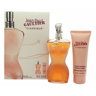 Jean Paul Gaultier Classique Geschenkset 100ml EDT + 75ml Body Lotion