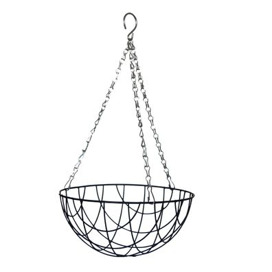 Esschert Design Hanging Basket Metallkorb Ø 25 cm mit Kette